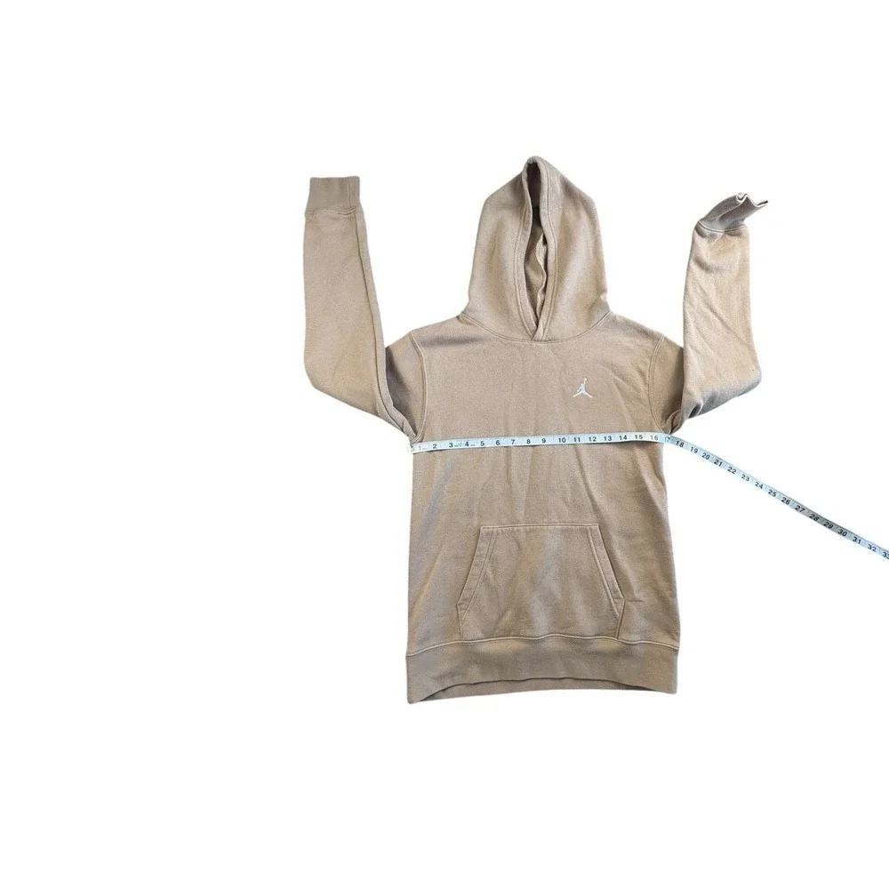 Nike Air Jordan‎ Hoodie Youth Large Beige Pullover Sweatshirt